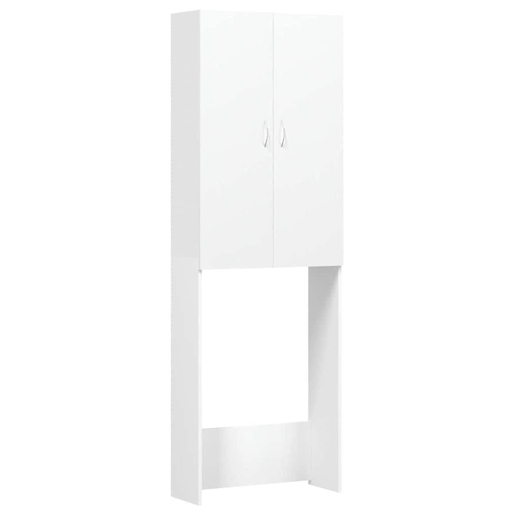 vidaXL Armário máquina de lavar roupa 64x25,5x190 cm branco