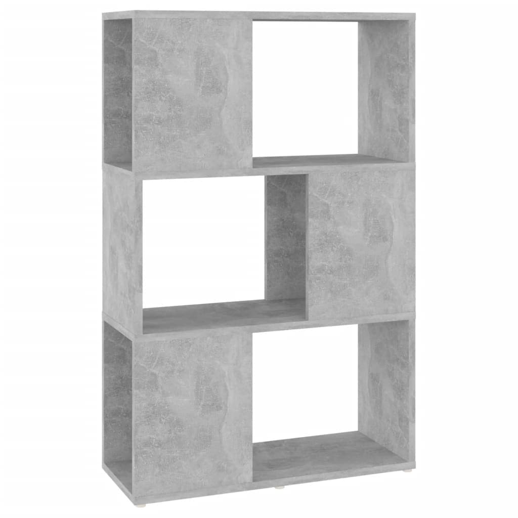 vidaXL Estante/divisória 60x24x94 cm contraplacado cinzento-cimento