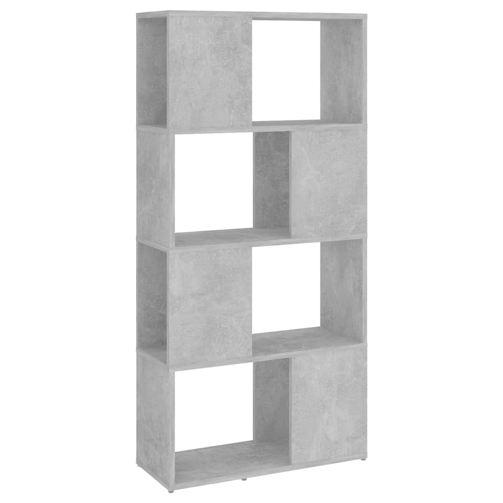 vidaXL Estante/divisória 60x24x124,5 cm cinzento cimento