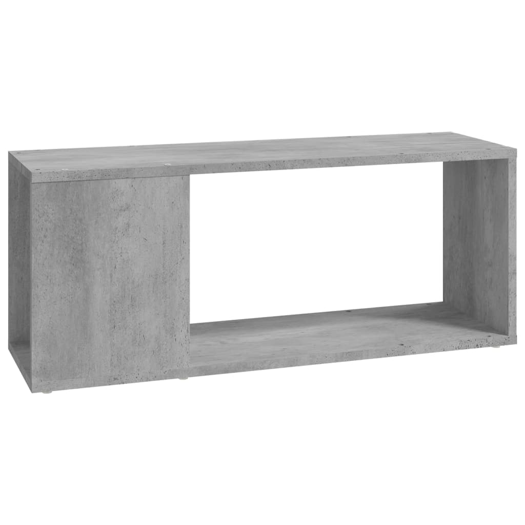 vidaXL Móvel de TV 80x24x32 cm contraplacado cinzento-cimento