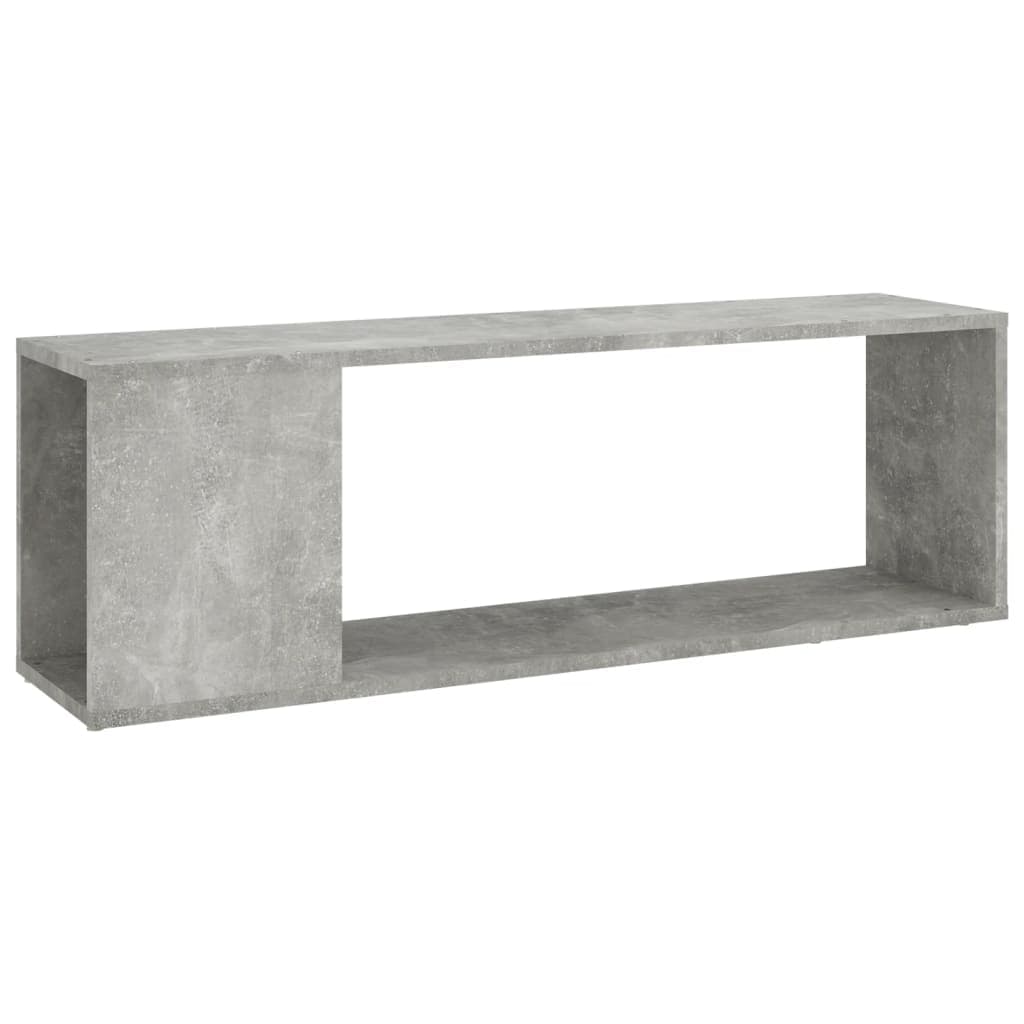 vidaXL Móvel de TV 100x24x32 cm derivados de madeira cinzento cimento