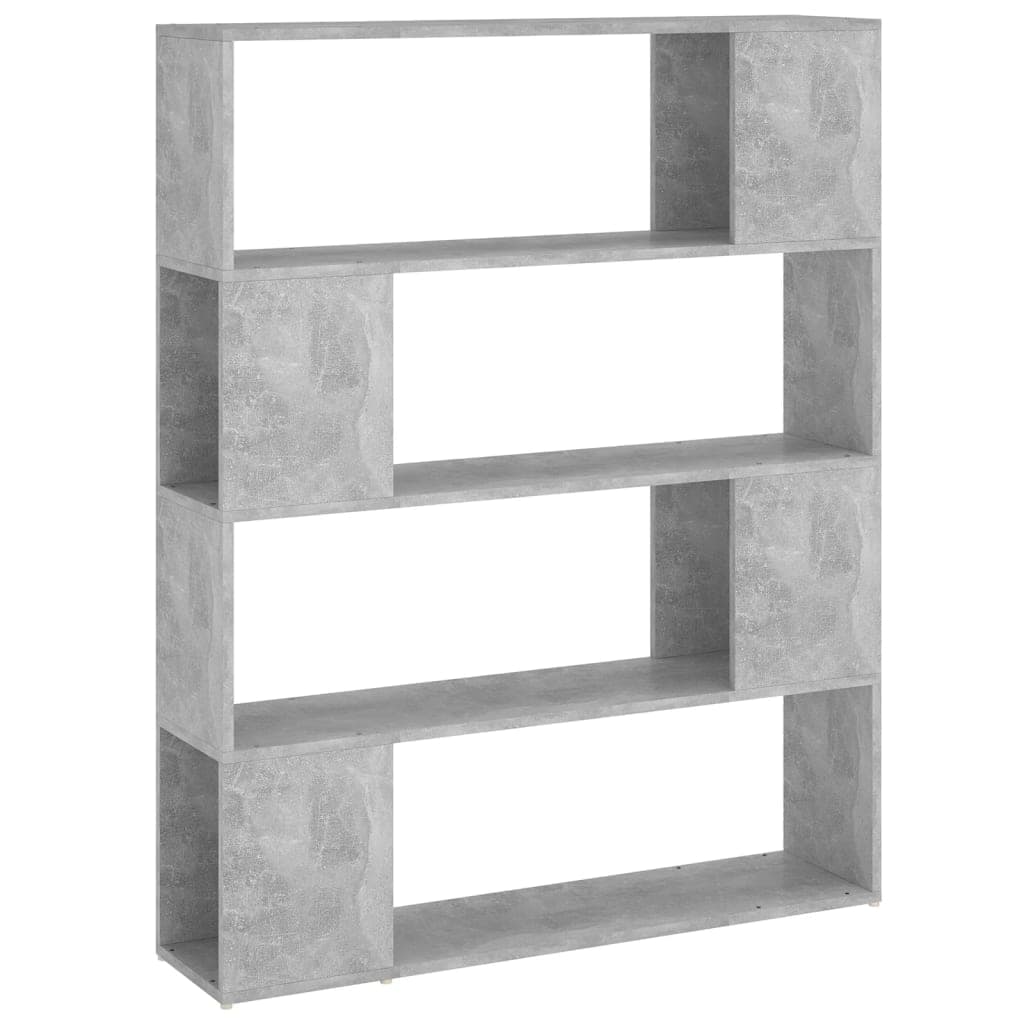 vidaXL Estante/divisória 100x24x124 cm cinzento cimento