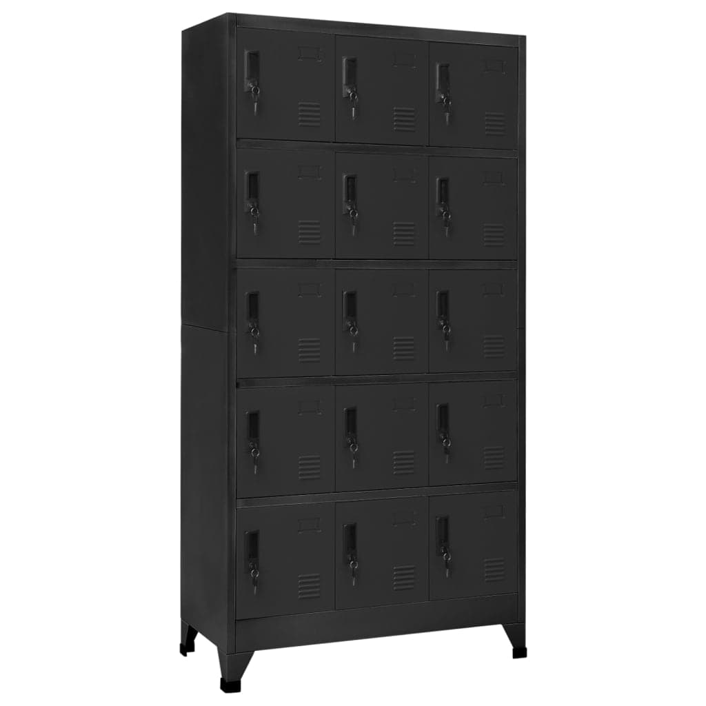 vidaXL Cacifo 90x40x180 cm aço antracite