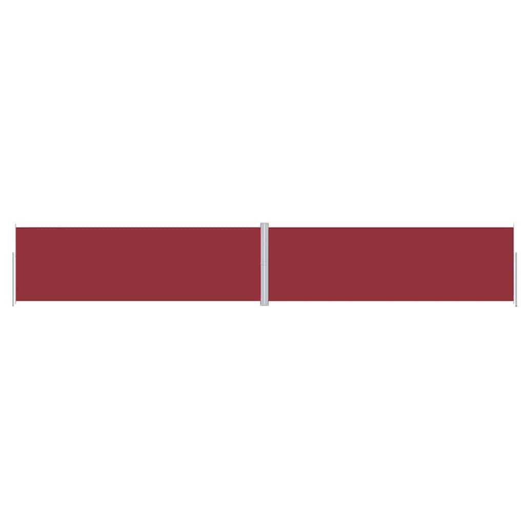 vidaXL Toldo lateral retrátil 200x1200 cm vermelho