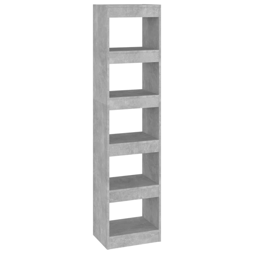 vidaXL Estante/divisória 40x30x166 cm cor cinzento cimento