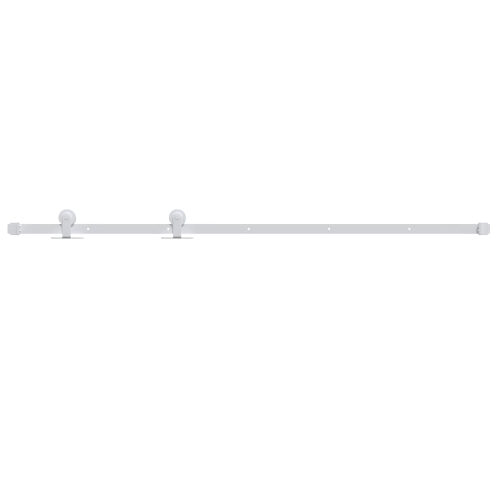 Kit de Ferragens para Porta Deslizante 183 cm Aço Branco - 2480828912