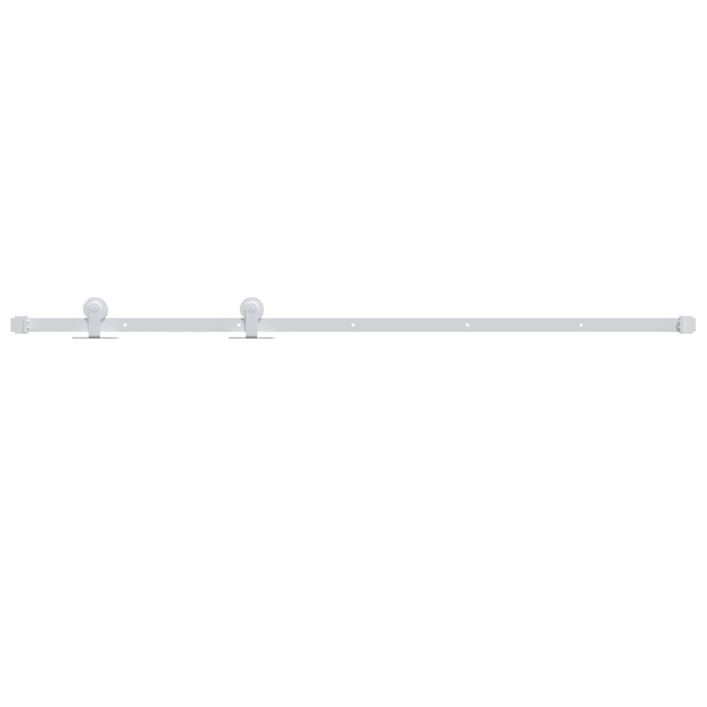 Kit de Ferragens para Porta Deslizante 200 cm Aço Branco - 181870666