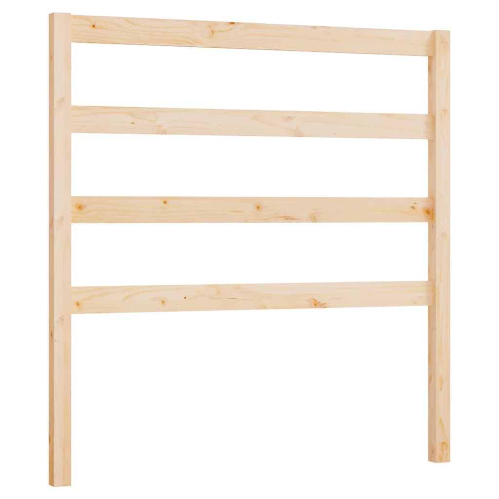 vidaXL Cabeceira de cama 96x4x100 cm pinho maciço