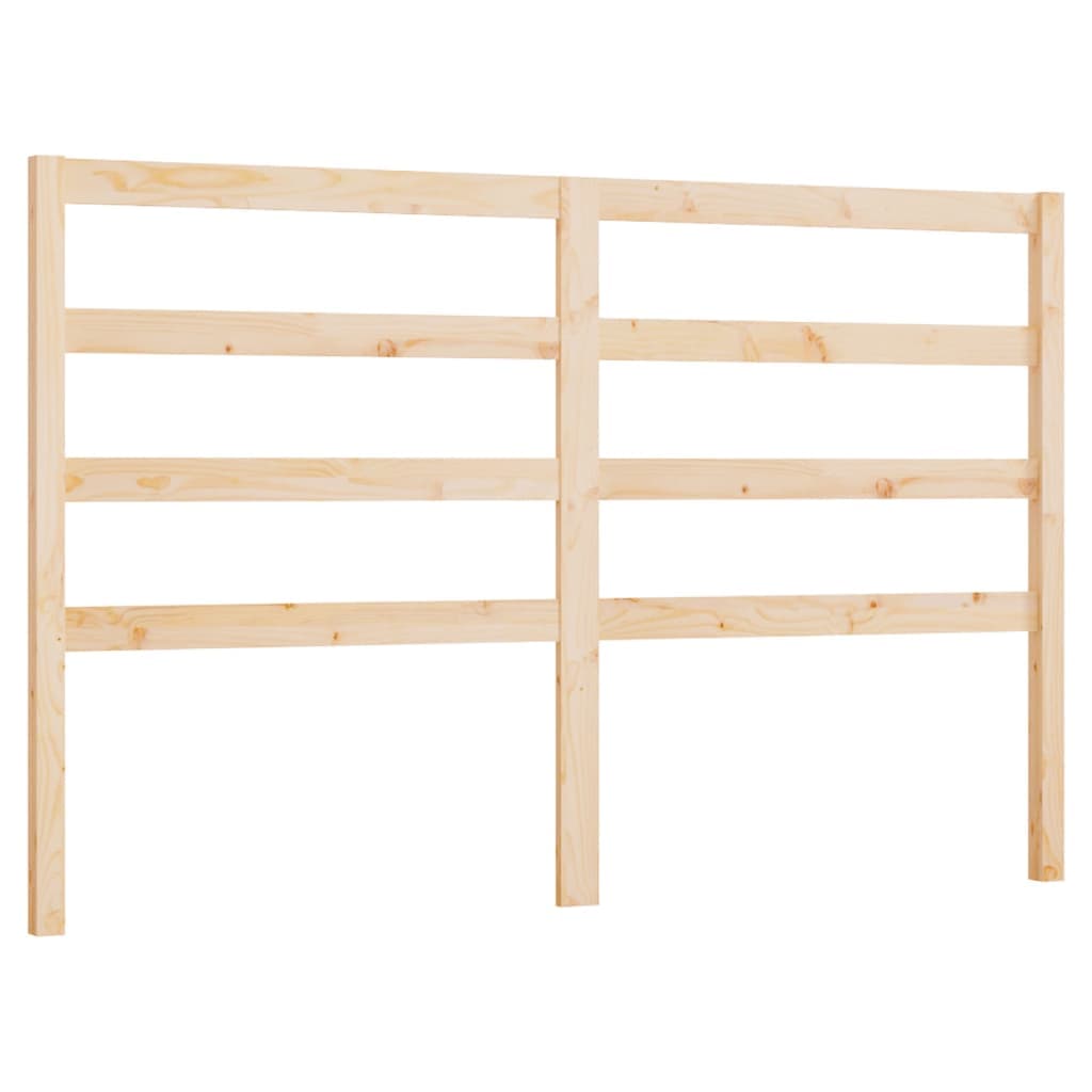 vidaXL Cabeceira de cama 141x4x100 cm pinho maciço