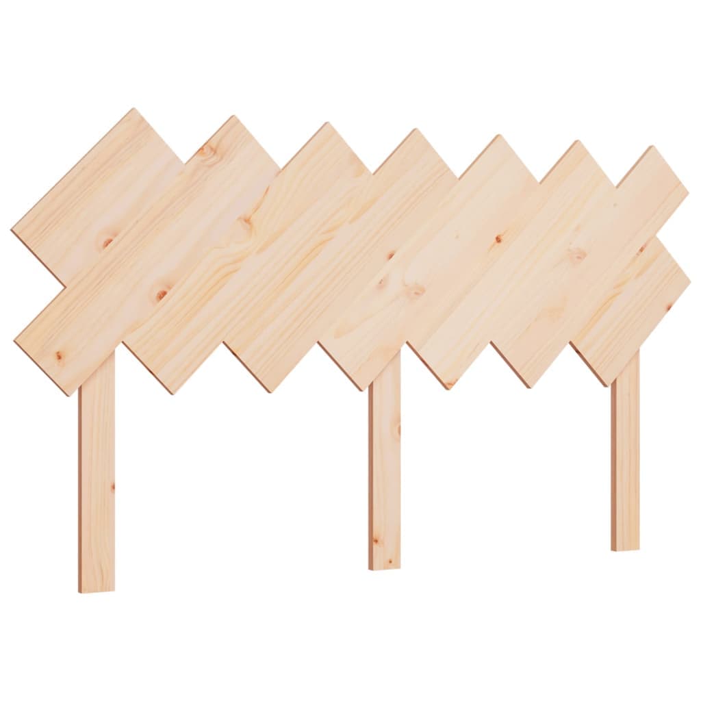 vidaXL Cabeceira de cama 151,5x3x81 cm pinho maciço