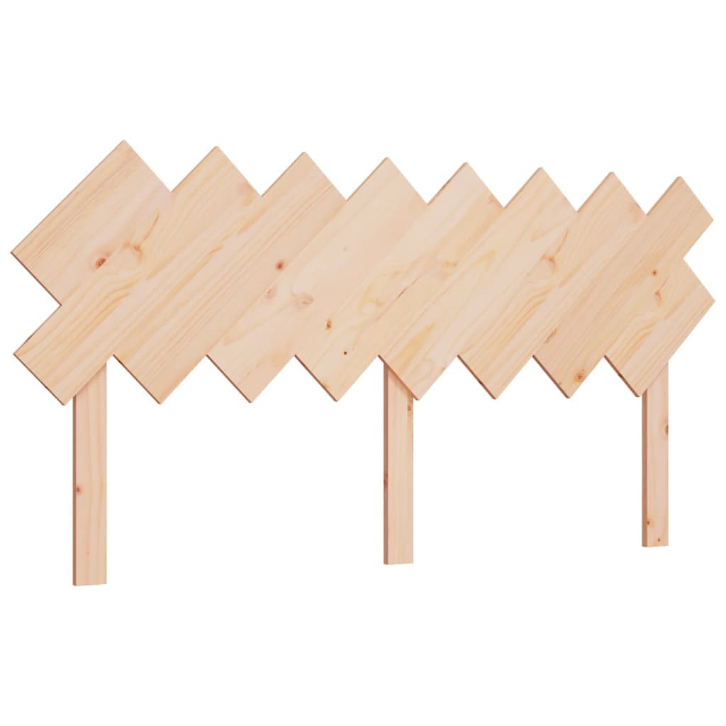 vidaXL Cabeceira de cama 159,5x3x80,5 cm madeira de pinho maciça