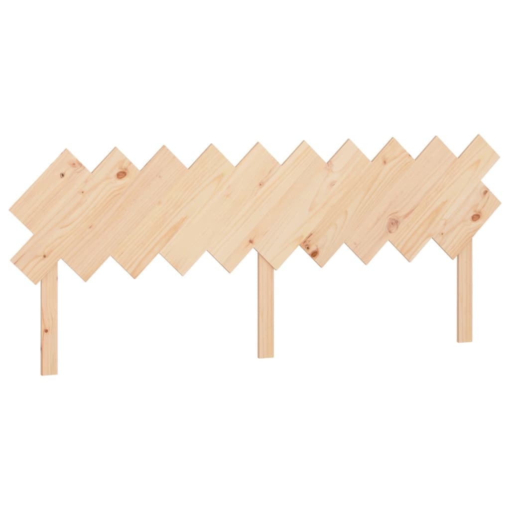 vidaXL Cabeceira de cama 196x3x80,5 cm pinho maciço