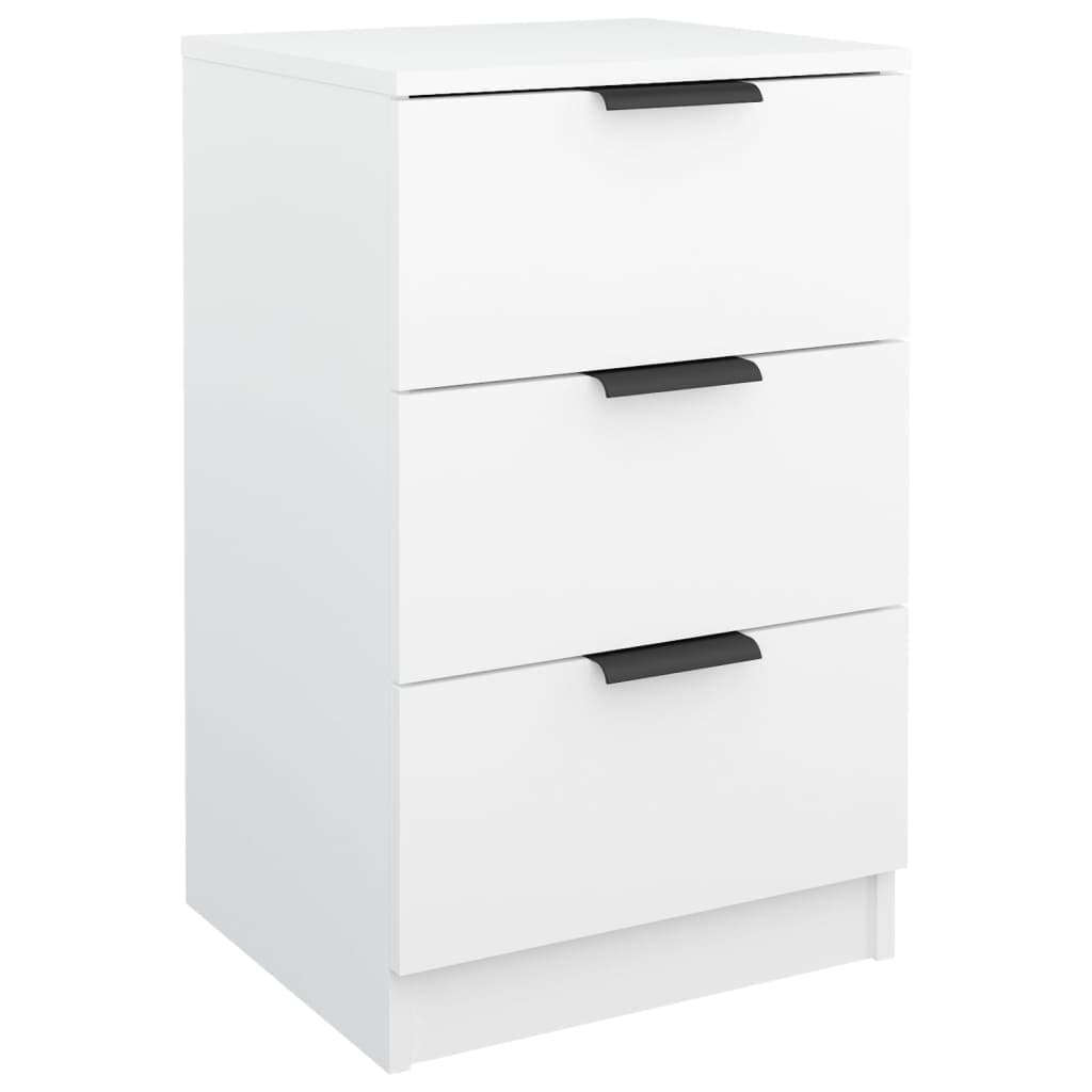 vidaXL Mesa de cabeceira 40x36x65 cm branco