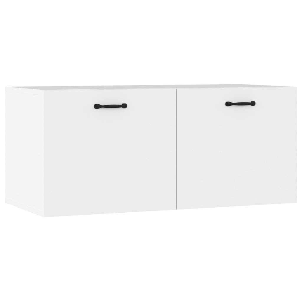 vidaXL Armário de parede 80x36,5x35 cm derivados de madeira branco