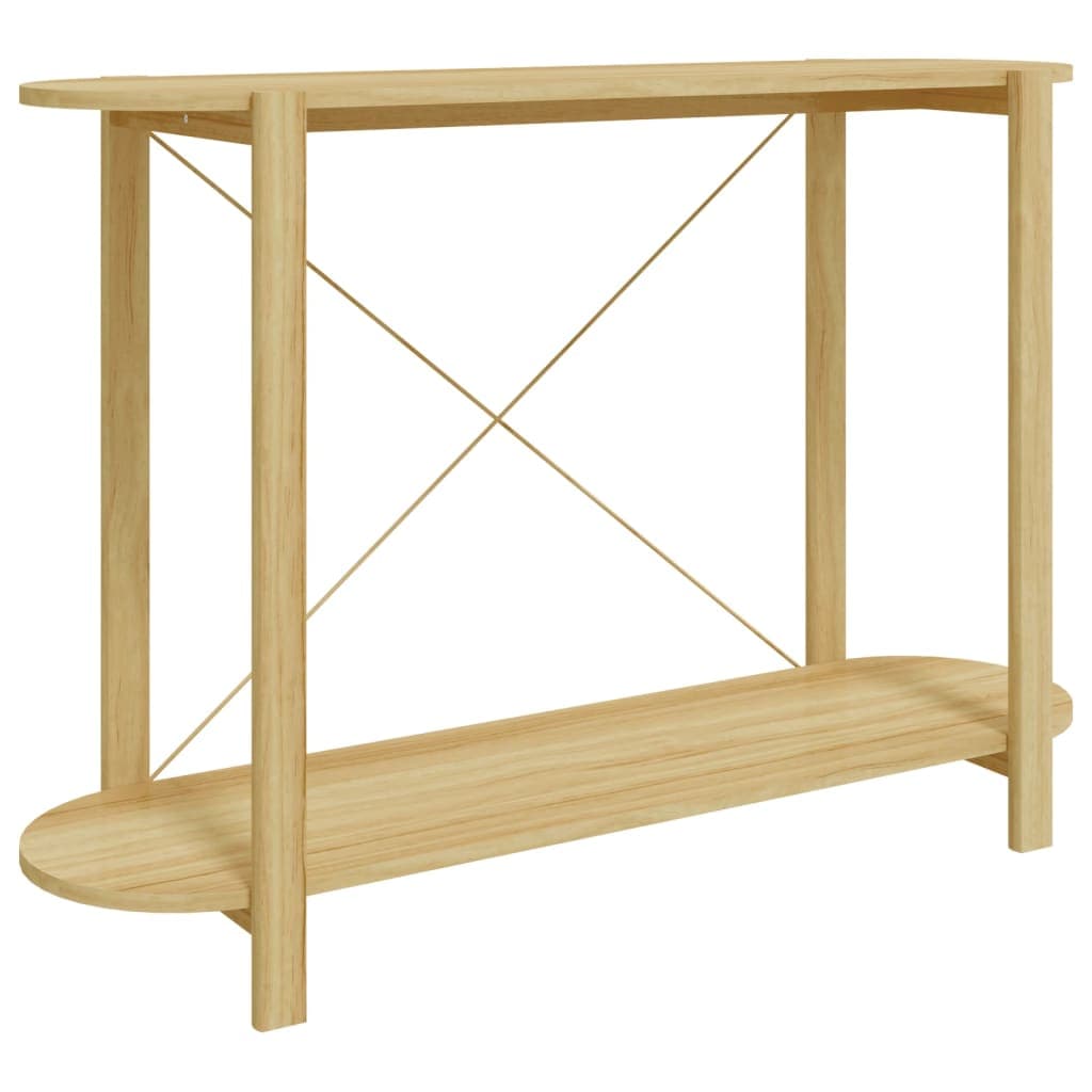 vidaXL Mesa consola 110x38x75 cm derivados de madeira