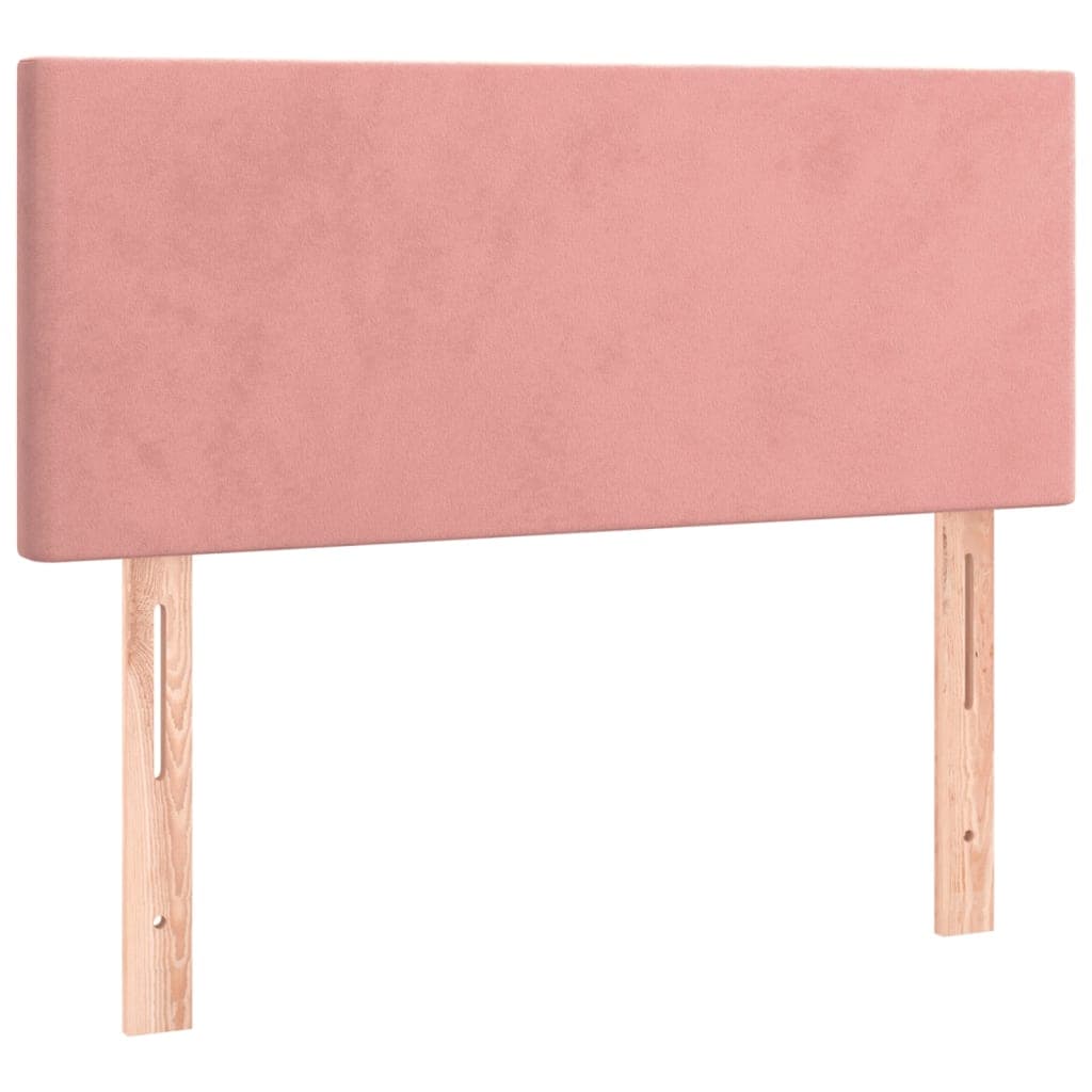 vidaXL Cabeceira de Cama Veludo 80x5x78/88 cm Rosa - 3776646701