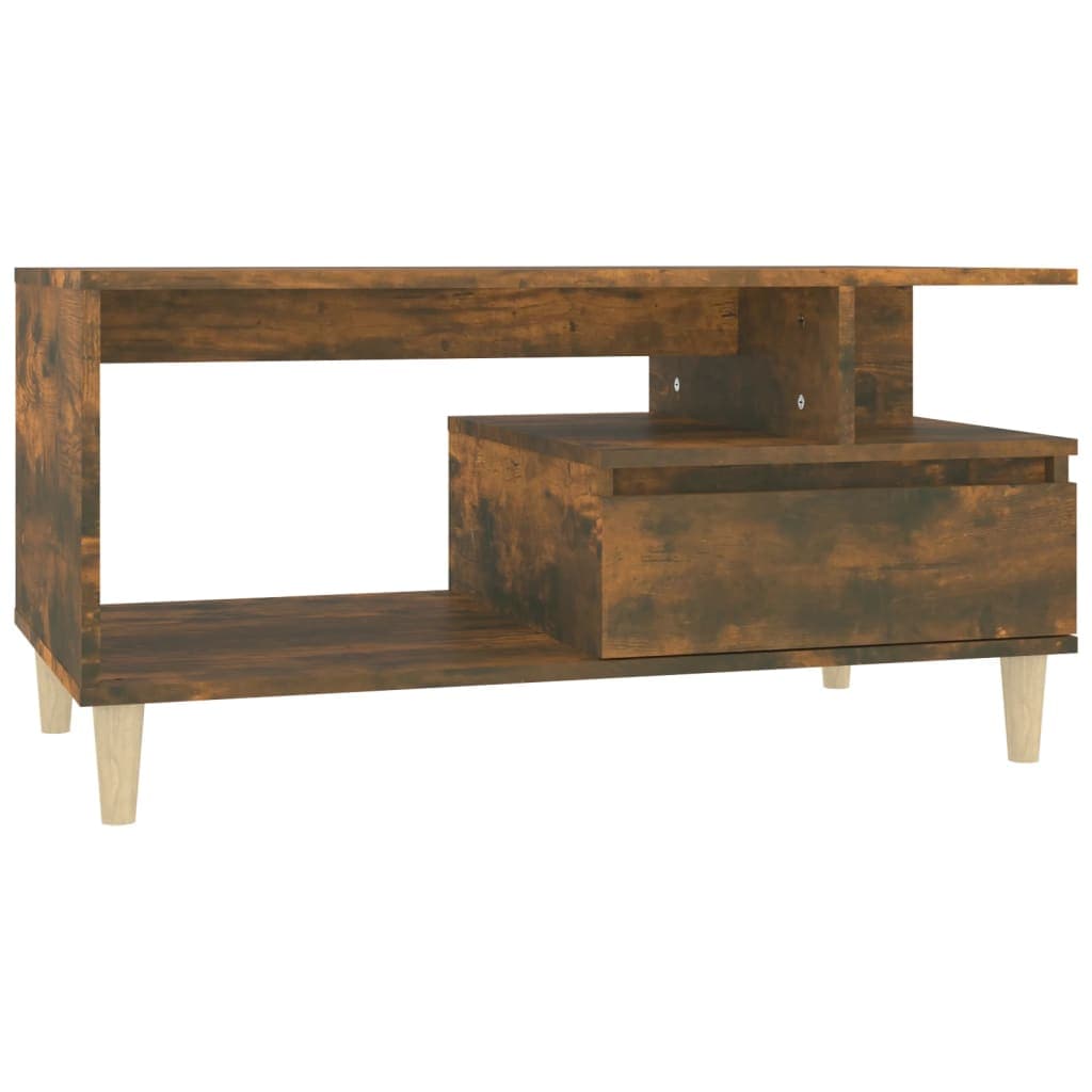 Mesa de Centro 90x49x45 cm Derivados Madeira Carvalho Fumado - 819617