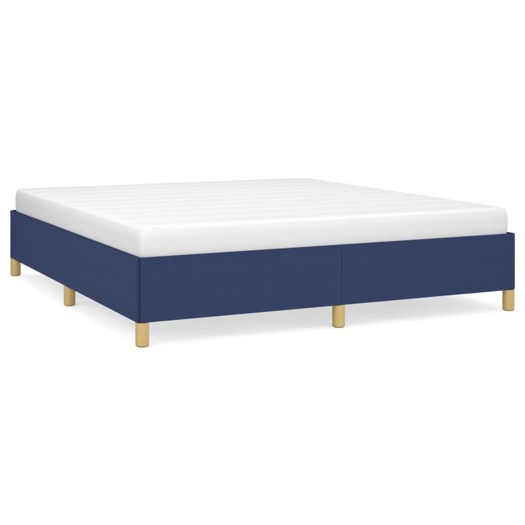 vidaXL Estrutura de Cama sem Colchão 180x200 cm Tecido Azul - 3170563682