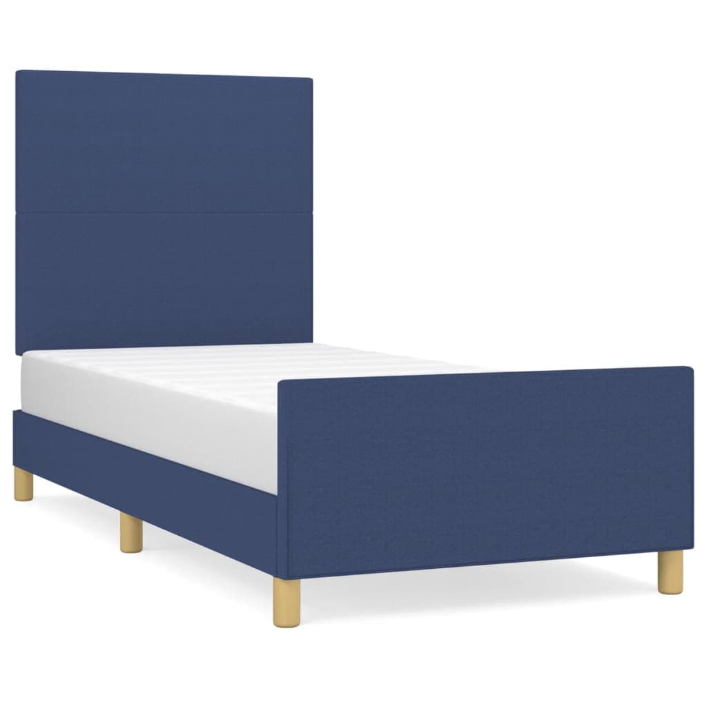 vidaXL Estrutura de cama sem colchão 80x200 cm azul