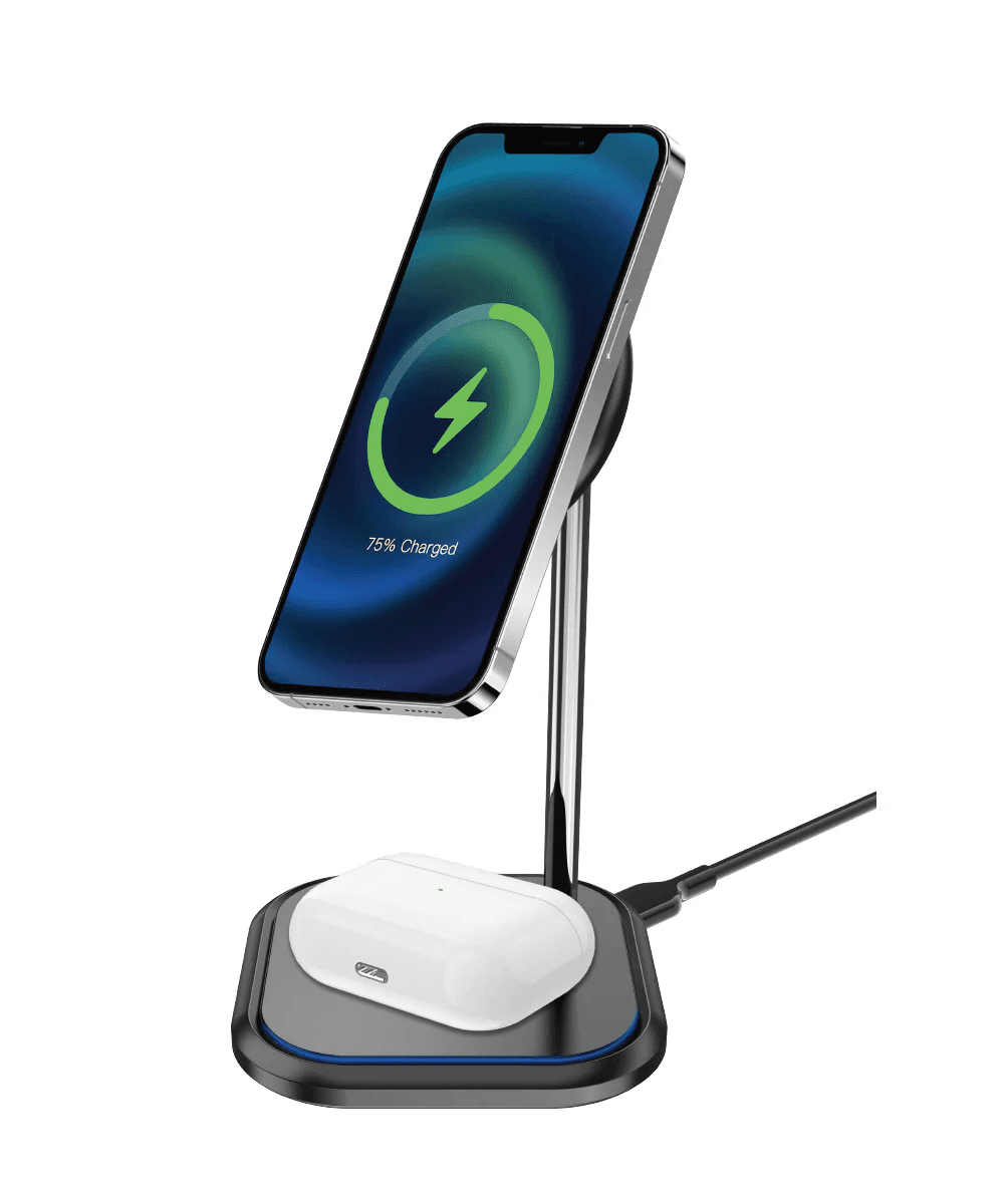 Carregador Wireless Magnético Rixus RXWC55 15W Preto