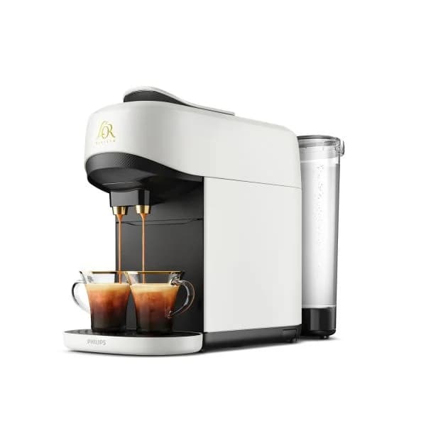 Máquina de Café Philips Máquina de Café L'OR Barista Absolu LM9512/00 Branco Cetim