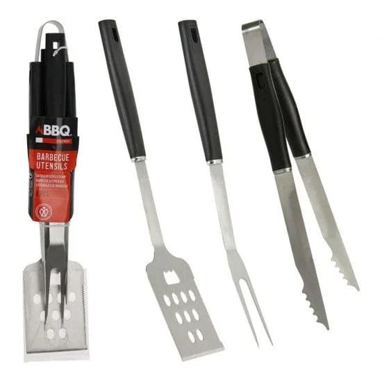 BBQ Collection Kit Utensílios para Churrasco Preto