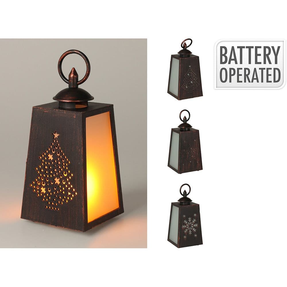 Basics Lanterna LED Chama 10x19cm