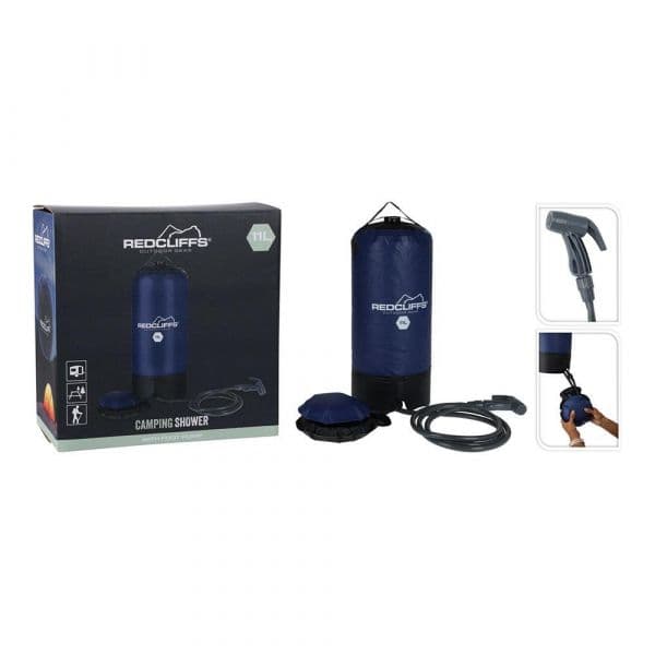 Redcliffs Duche Portátil Campismo 11L Preto