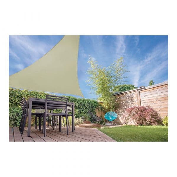 Ambiance Toldo Vela Triangular 3,6x3,6x3,6m Areia