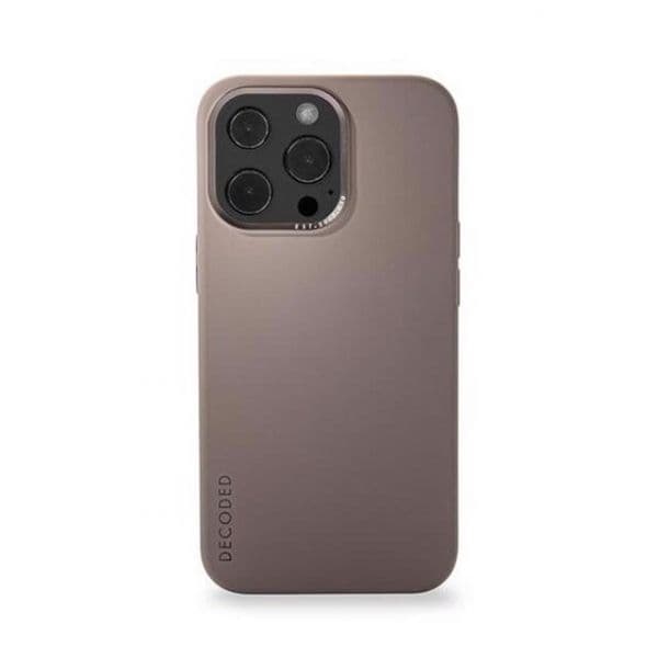 Decoded Capa em Silicone com MagSafe para iPhone 13 Pro Max Dark Taupe