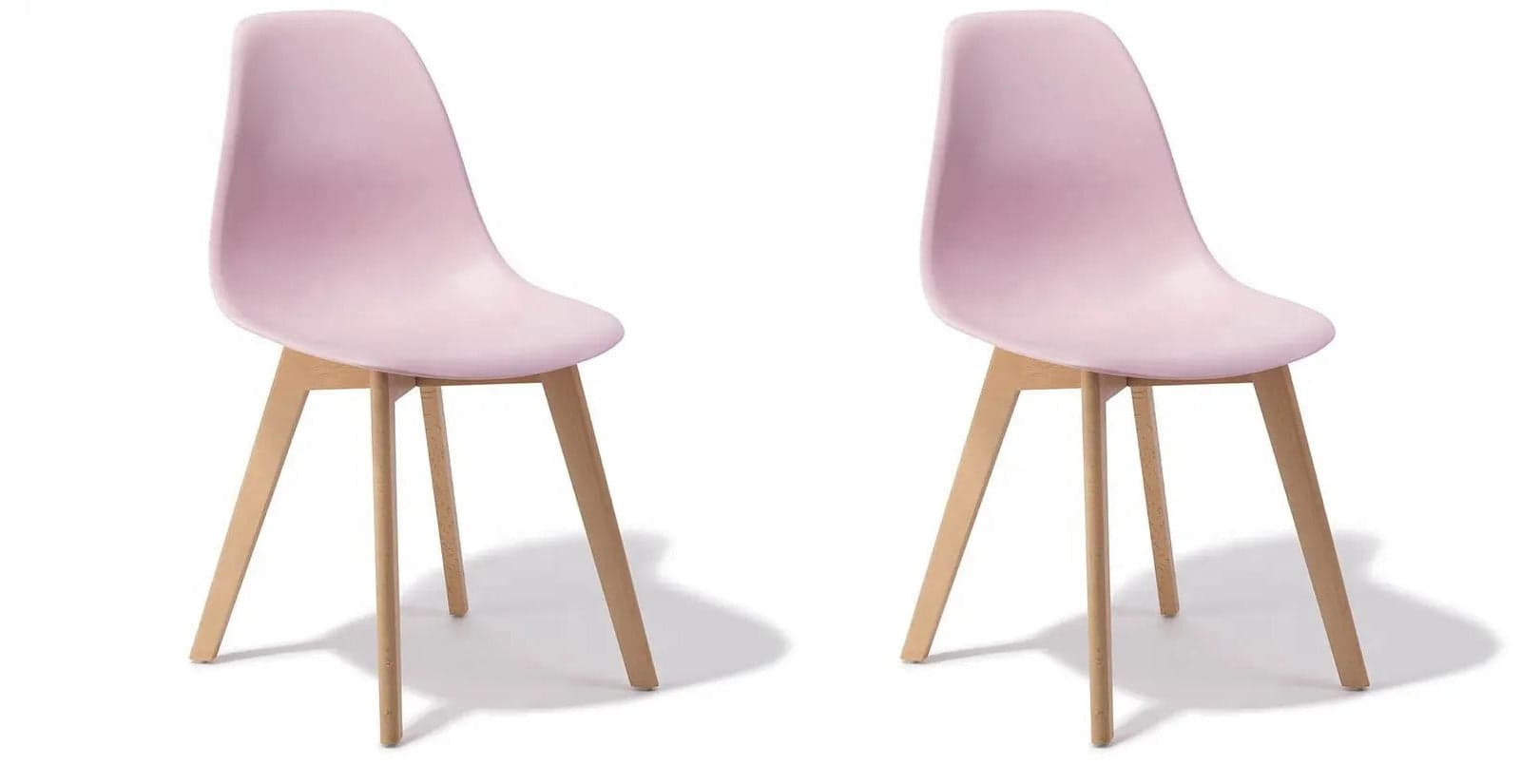 Cadeiras sala jantar KITO conjunto 2 rosa
