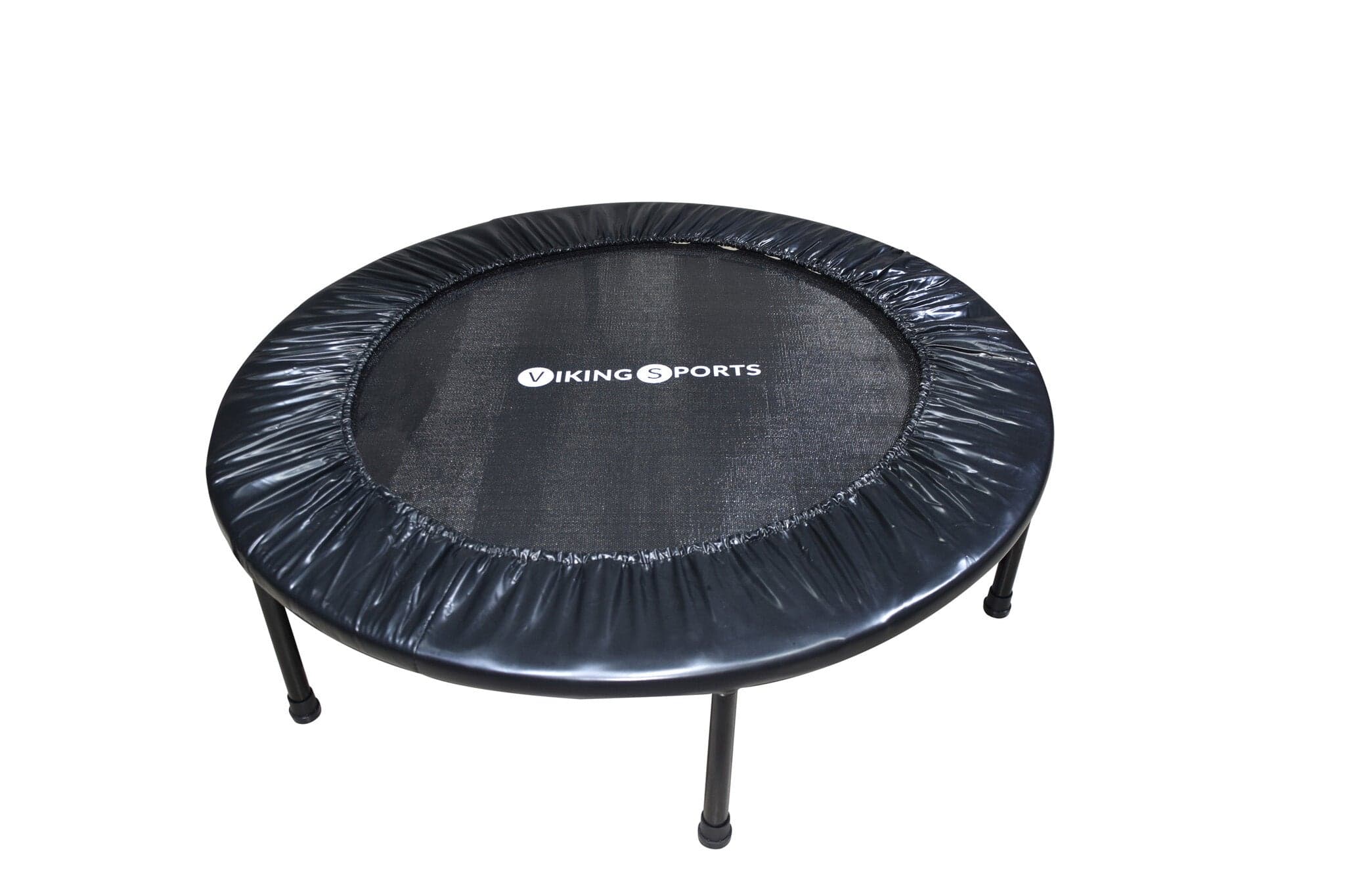 Mini trampolim fitness dobrável Ø101x22,5 cm preto