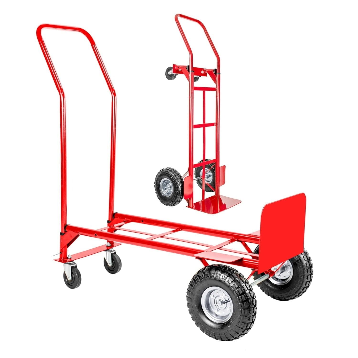 Carrinho transporte plataforma rodas pneumáticas 250 kg