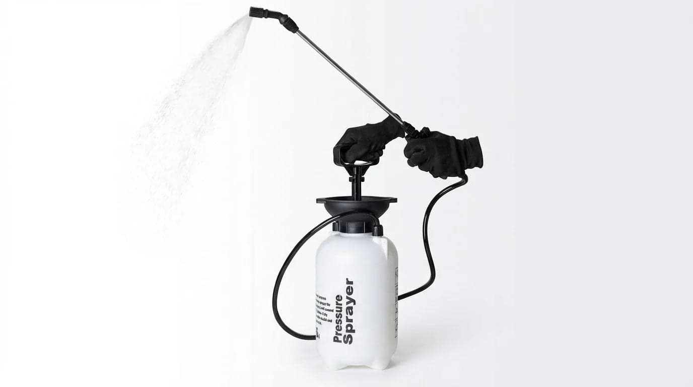 Pulverizador pressão 5 L branco preto