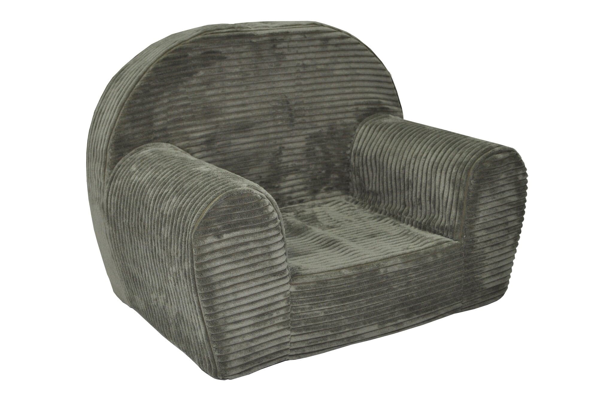 Poltrona infantil LINCOL 60x40x45 cm bombazina verde oliva