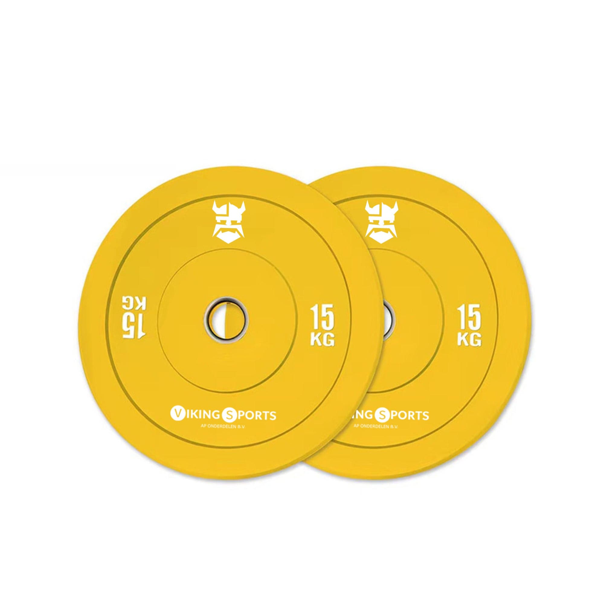 Disco bumper 15 kg Ø45 cm amarelo