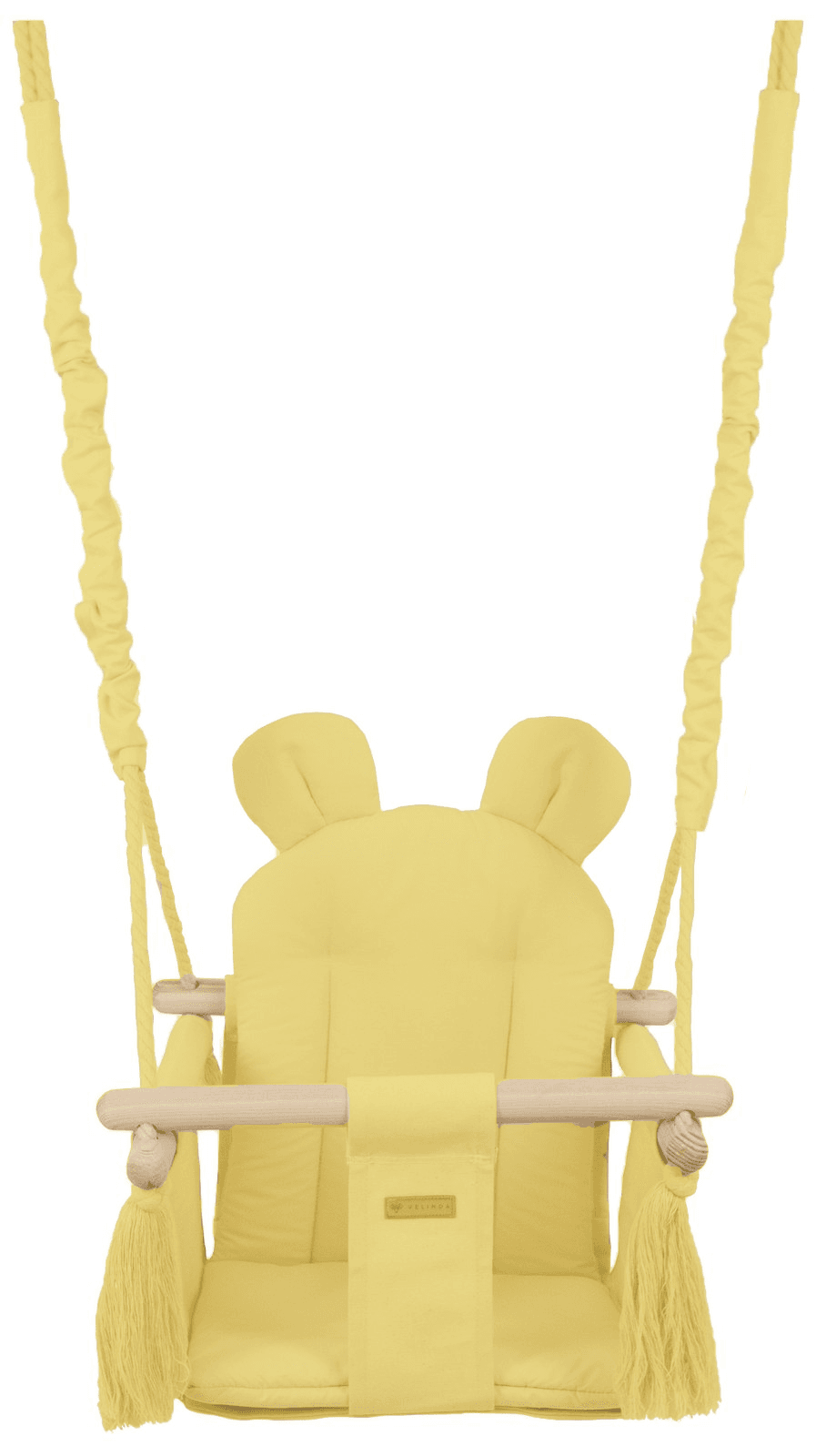 Baloiço de bebé com orelhas até 20 kg amarelo