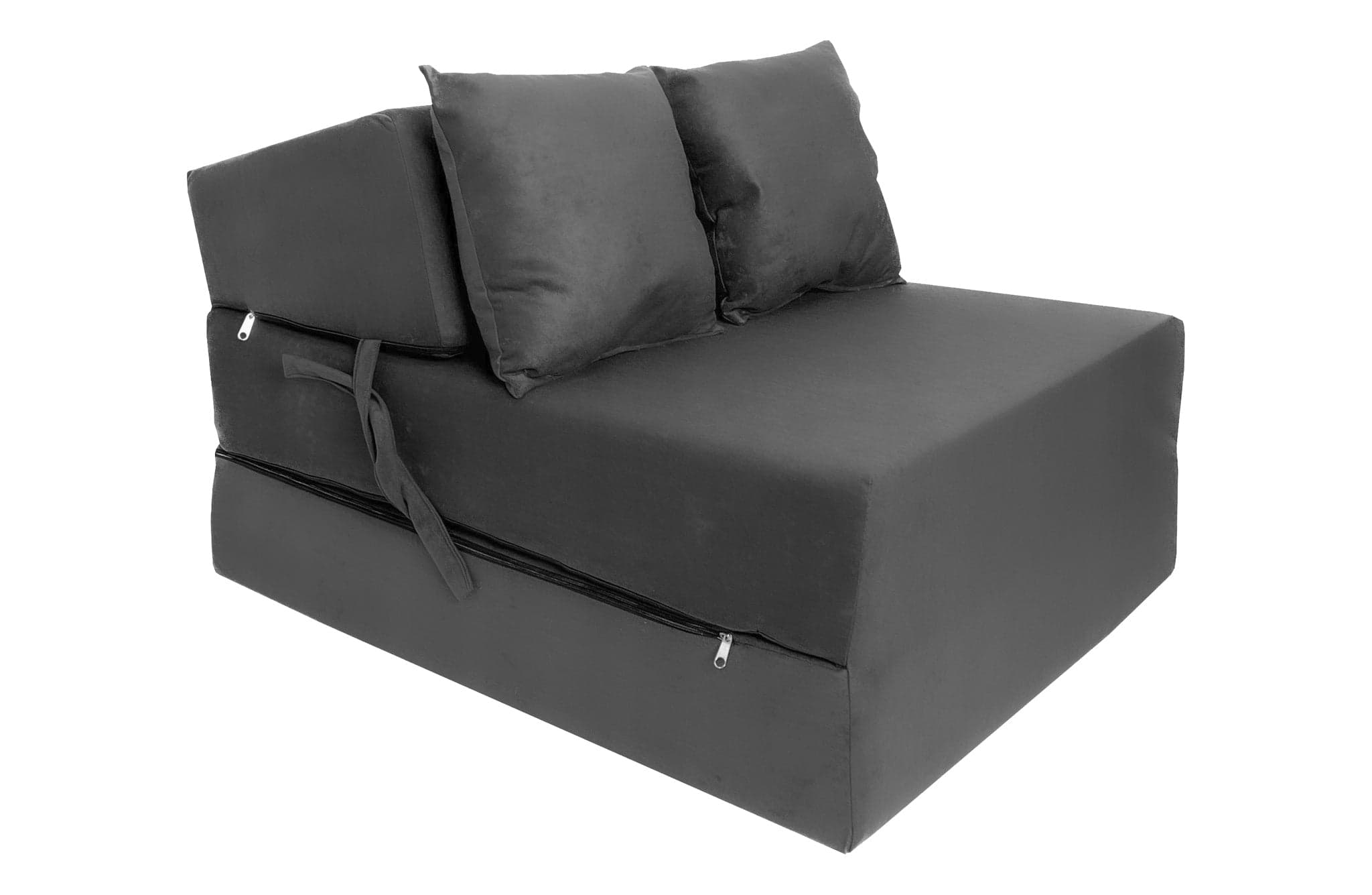 Colchão dobrável 200x70x15 cm antracite