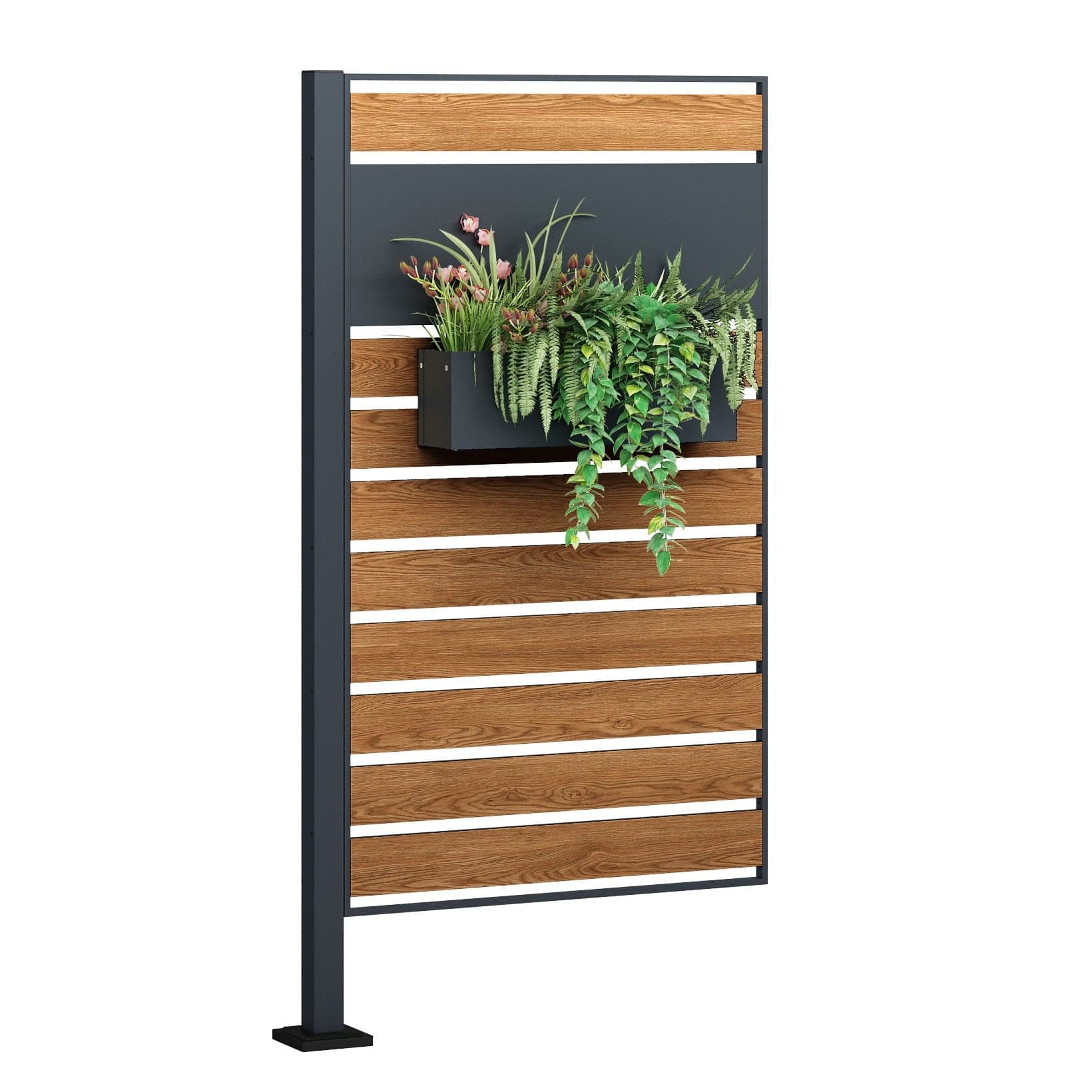 Painel para contentor lixo 83x150 cm antracite
