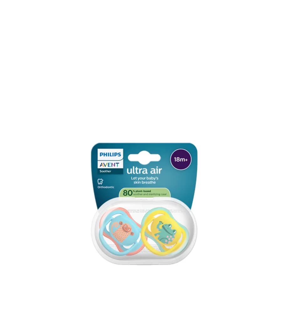 Philips Avent 2 Chupetas Eco UltAir Deco 18M+ Azul