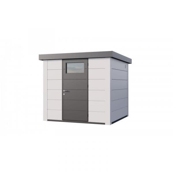 Telluria Abrigo de Jardim Metálico NH4 Branco / Branco 238 x 238 Aço Galvanizado