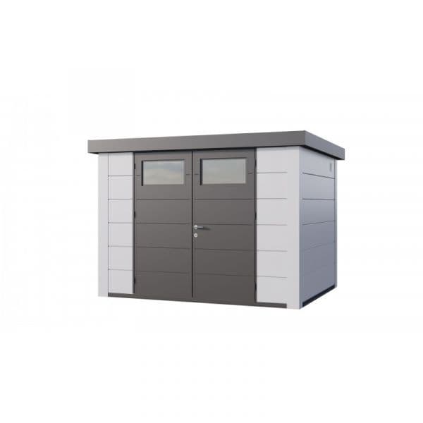 Telluria Abrigo de Jardim Metálico NH7 Branco / Branco 298 x 238 Aço Galvanizado