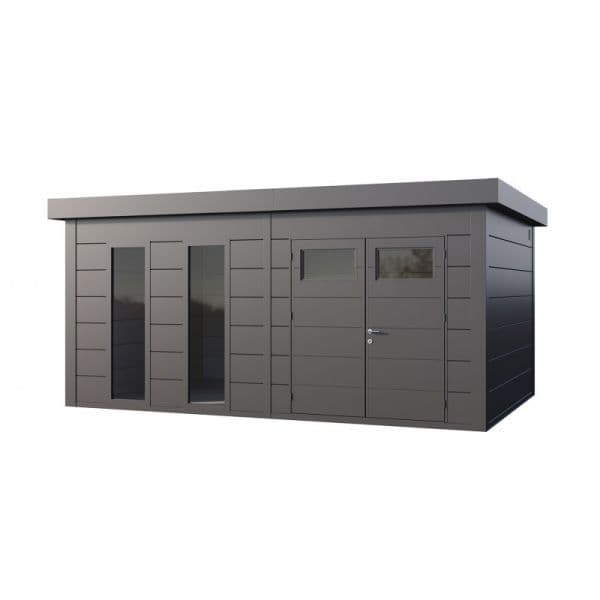 Telluria Abrigo de Jardim Metálico NH11 Antracite 538 x 358 Aço Galvanizado