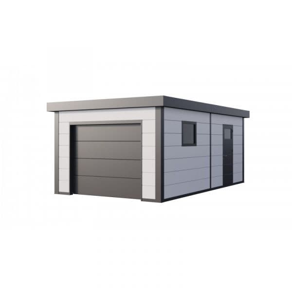 Telluria Garagem Metálica NH2 Branco 628 x 358 Aço Galvanizado