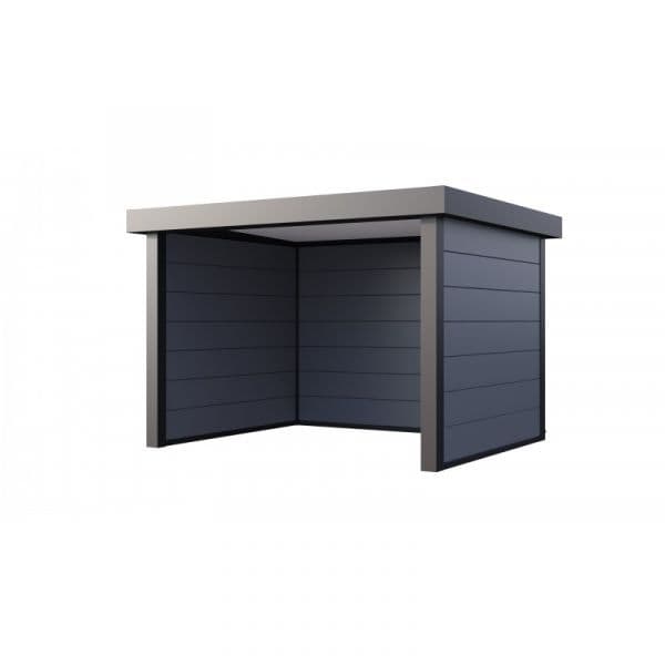 Telluria Apoio de Jardim Metálico NH1 Cinza Claro 298 x 358 Aço Galvanizado