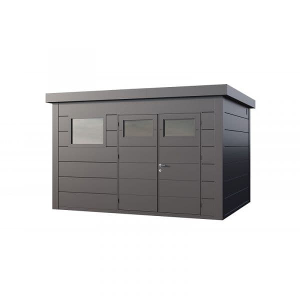 Telluria Abrigo de Jardim Metálico NH10 Antracite 388 x 298 Aço Galvanizado