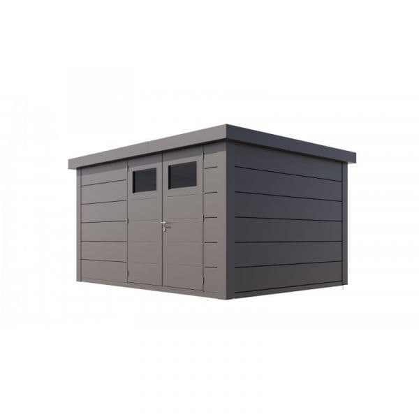 Telluria Abrigo de Jardim Metálico NH14 Antracite 388 x 298 Aço Galvanizado