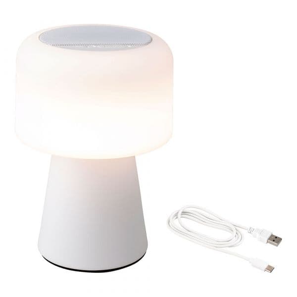 Lumineo Candeeiro LED Bluetooth 22.5cm Branco