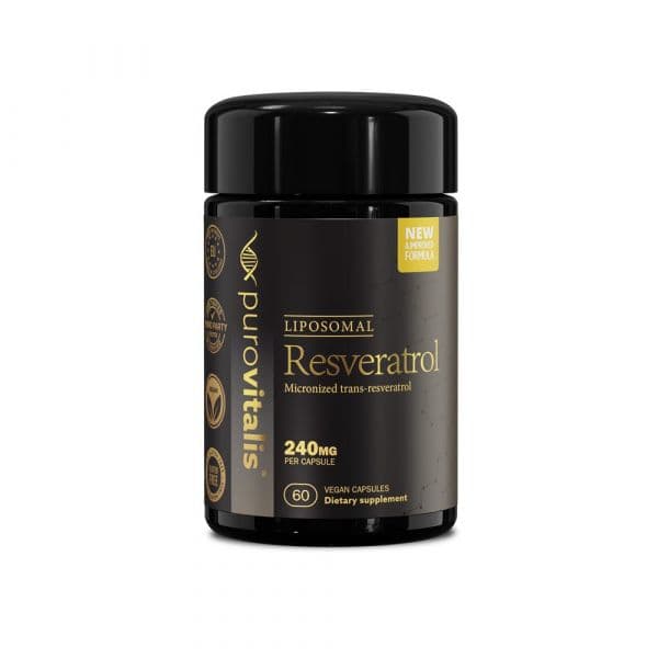 Purovitalis Resveratrol Liposomal 240mg 60 Cápsulas