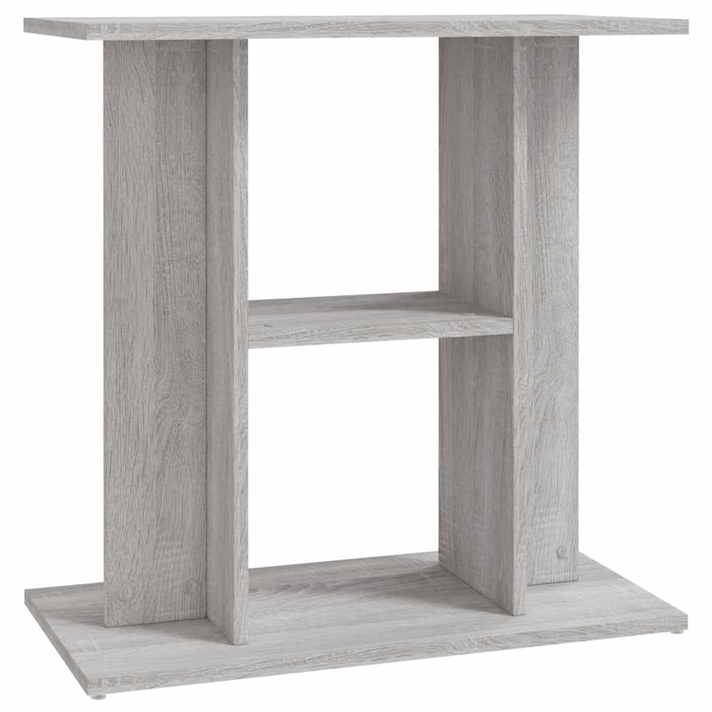 vidaXL Suporte para aquário cinza Sonoma 60x30x60 cm madeira projetada